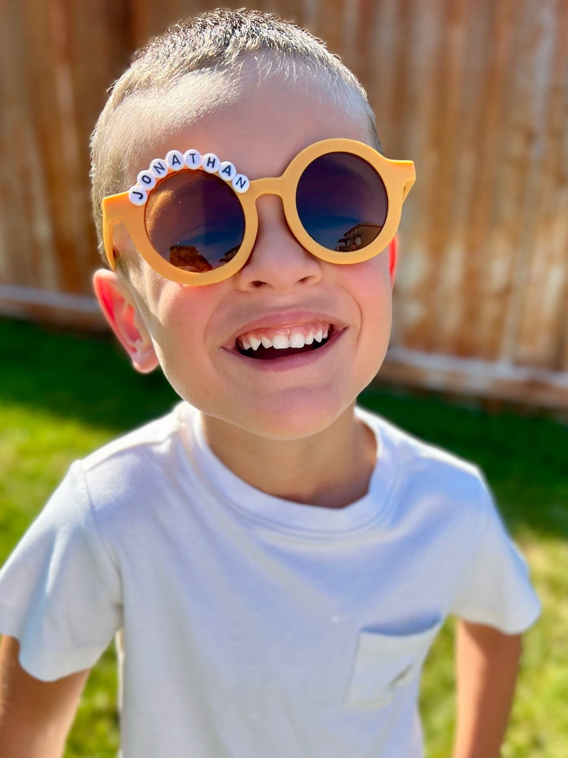 Classic Personalized Kids Round Sunglasses Goldie Sun Accessories